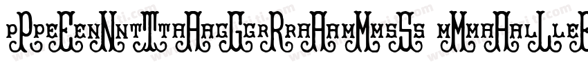 PentaGrams Malefissent Regular字体转换